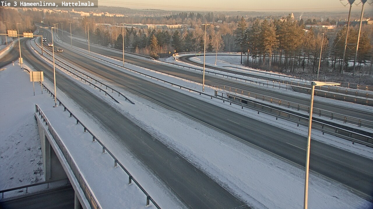 Weather Camera Image Road 3 Hämeenlinna, Hattelmala, Hämeenlinna, Kanta-Häme