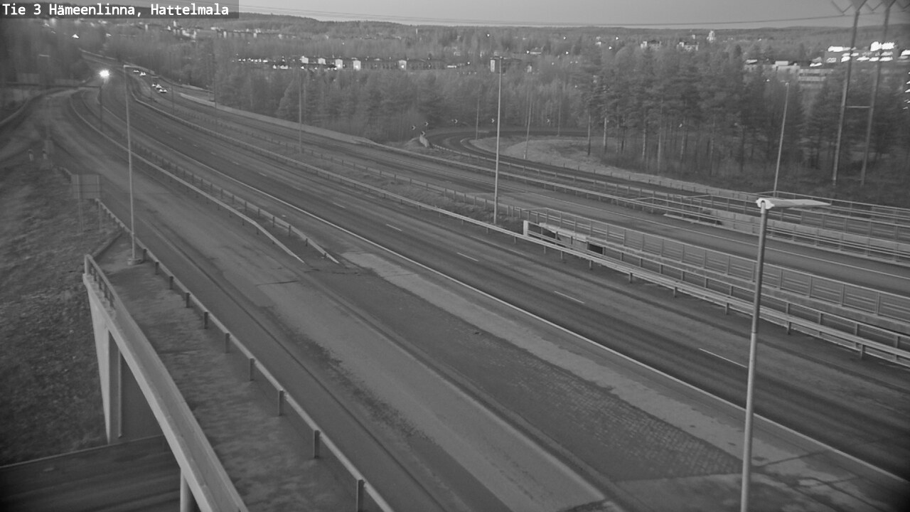 Weather Camera Image Road 3 Hämeenlinna, Hattelmala, Hämeenlinna, Kanta-Häme