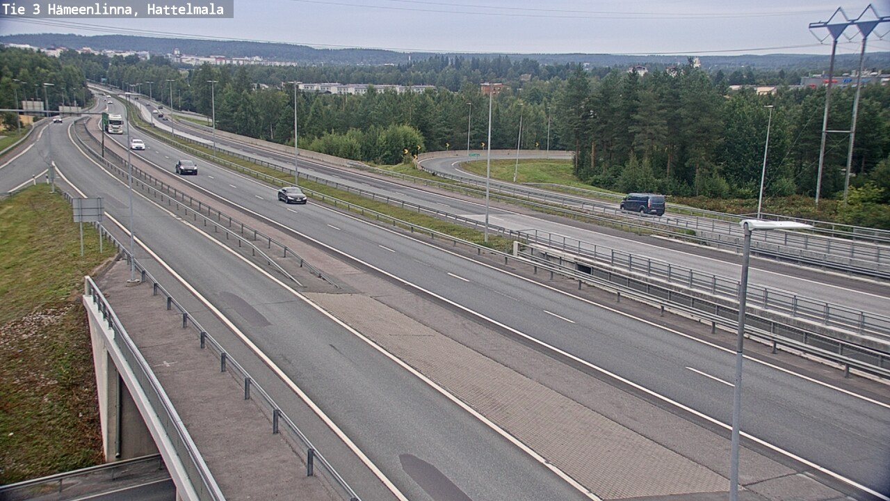 Weather Camera Image Väg 3 Tavastehus, Hattelmala, Hämeenlinna, Kanta-Häme