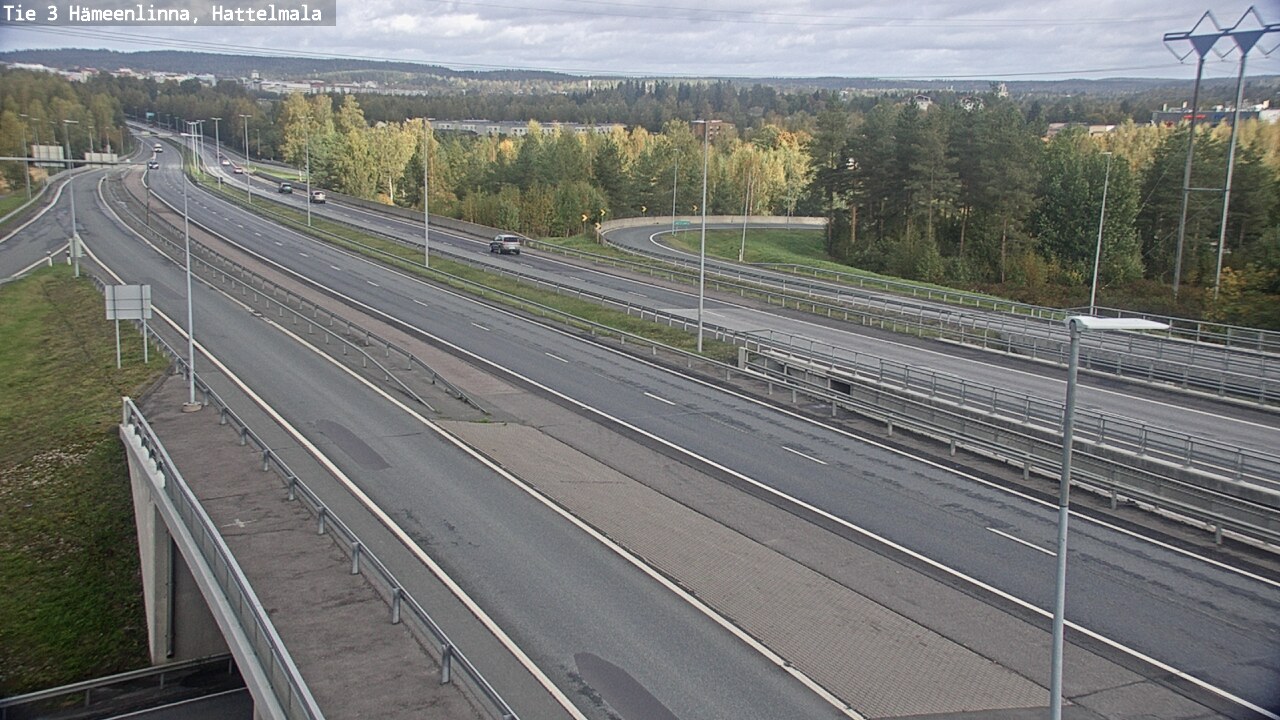 Weather Camera Image Väg 3 Tavastehus, Hattelmala, Hämeenlinna, Kanta-Häme