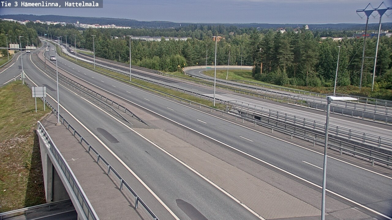Weather Camera Image Road 3 Hämeenlinna, Hattelmala, Hämeenlinna, Kanta-Häme