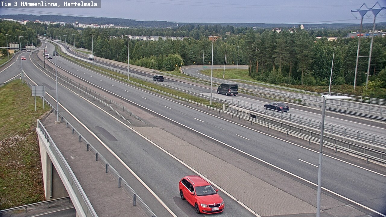 Weather Camera Image Road 3 Hämeenlinna, Hattelmala, Hämeenlinna, Kanta-Häme