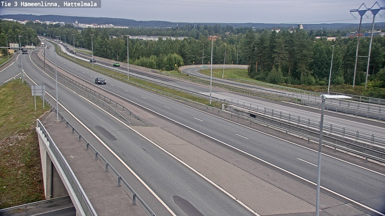 Weather Camera Image Road 3 Hämeenlinna, Hattelmala, Hämeenlinna, Kanta-Häme