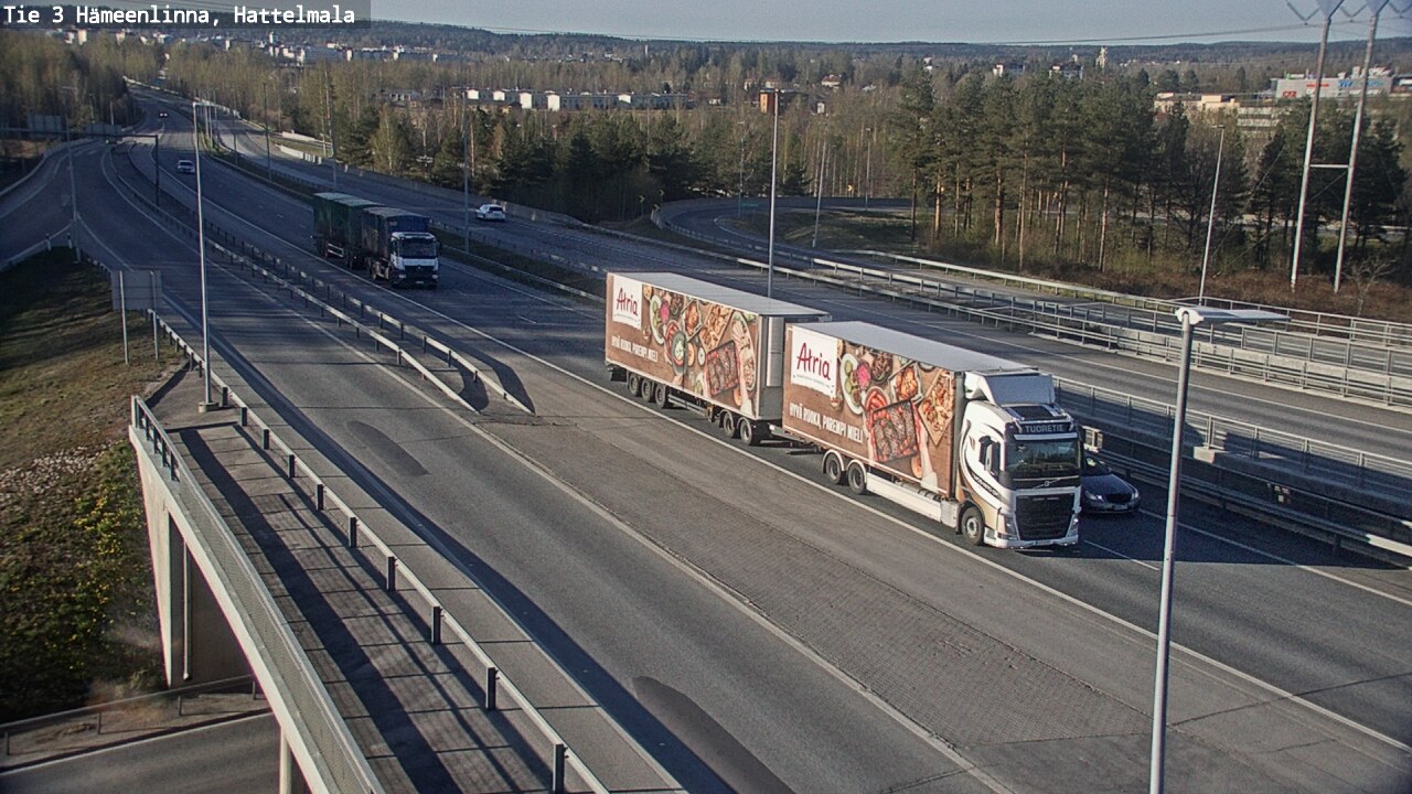 Weather Camera Image Road 3 Hämeenlinna, Hattelmala, Hämeenlinna, Kanta-Häme