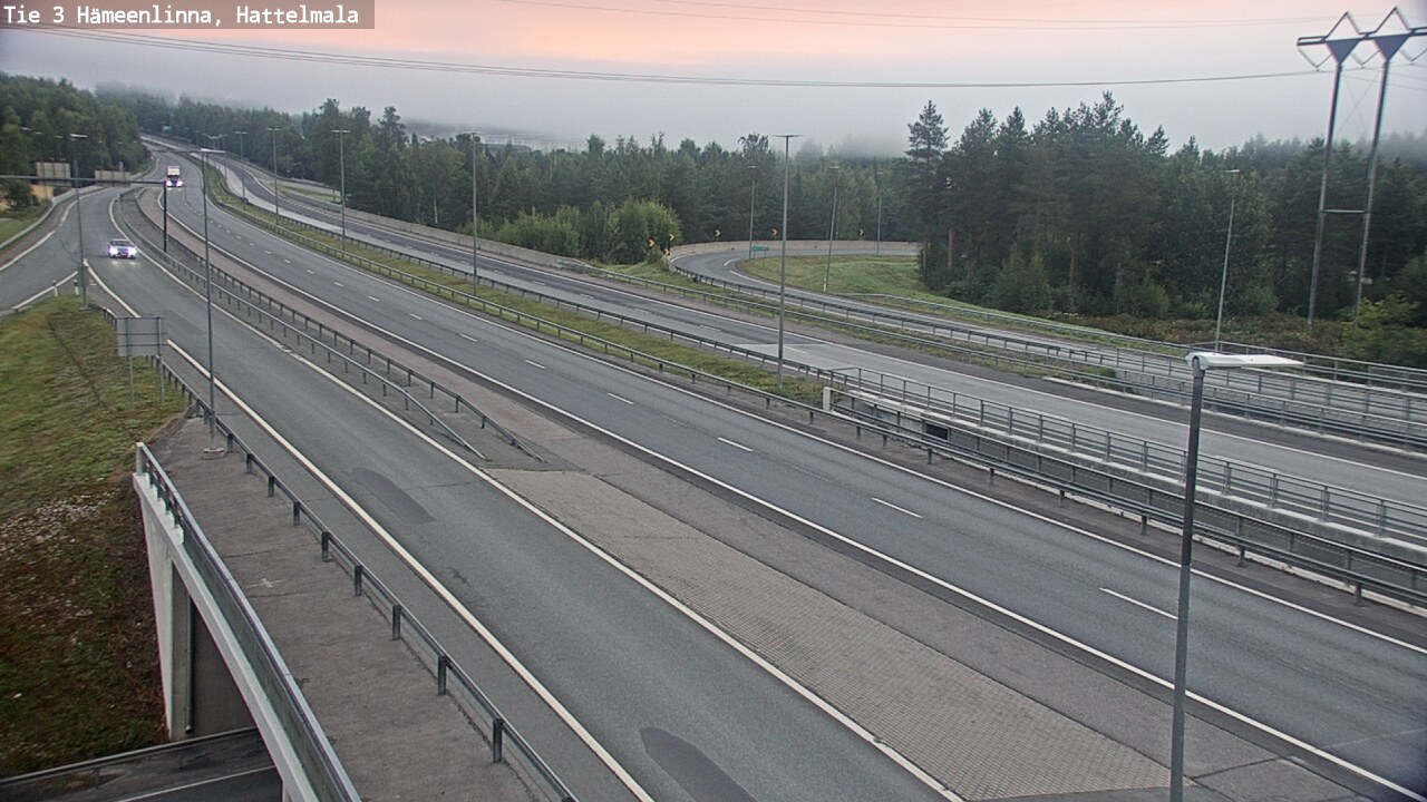 Weather Camera Image Road 3 Hämeenlinna, Hattelmala, Hämeenlinna, Kanta-Häme