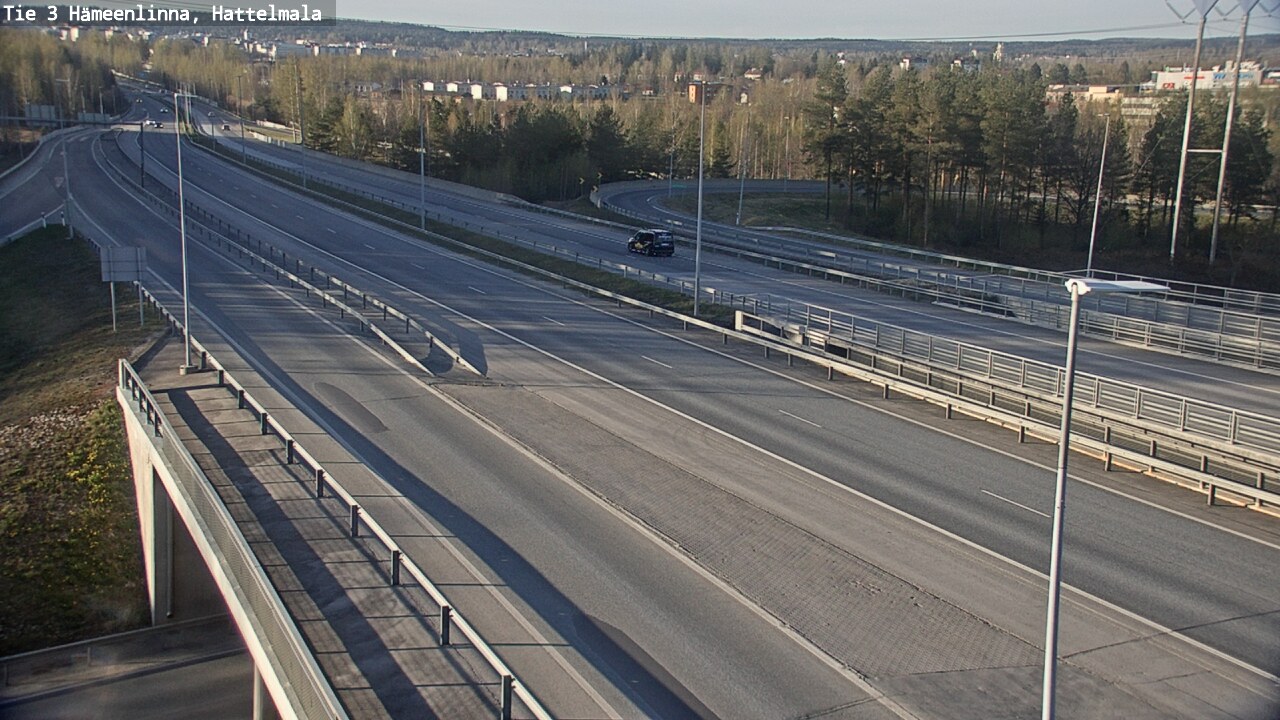 Weather Camera Image Road 3 Hämeenlinna, Hattelmala, Hämeenlinna, Kanta-Häme