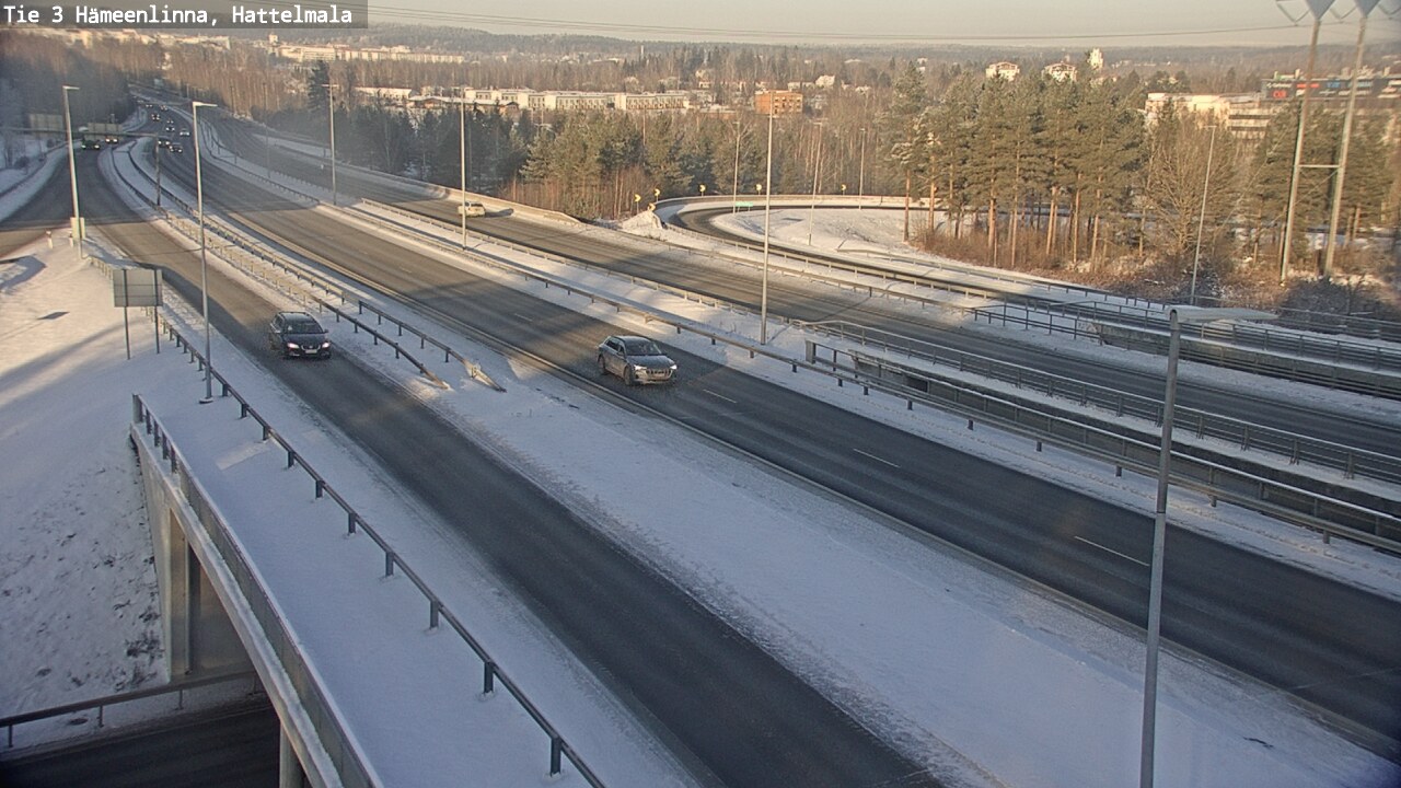 Weather Camera Image Road 3 Hämeenlinna, Hattelmala, Hämeenlinna, Kanta-Häme
