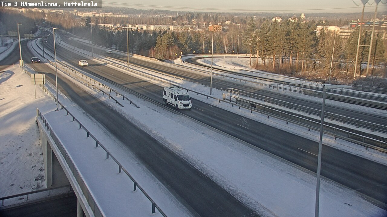 Weather Camera Image Road 3 Hämeenlinna, Hattelmala, Hämeenlinna, Kanta-Häme