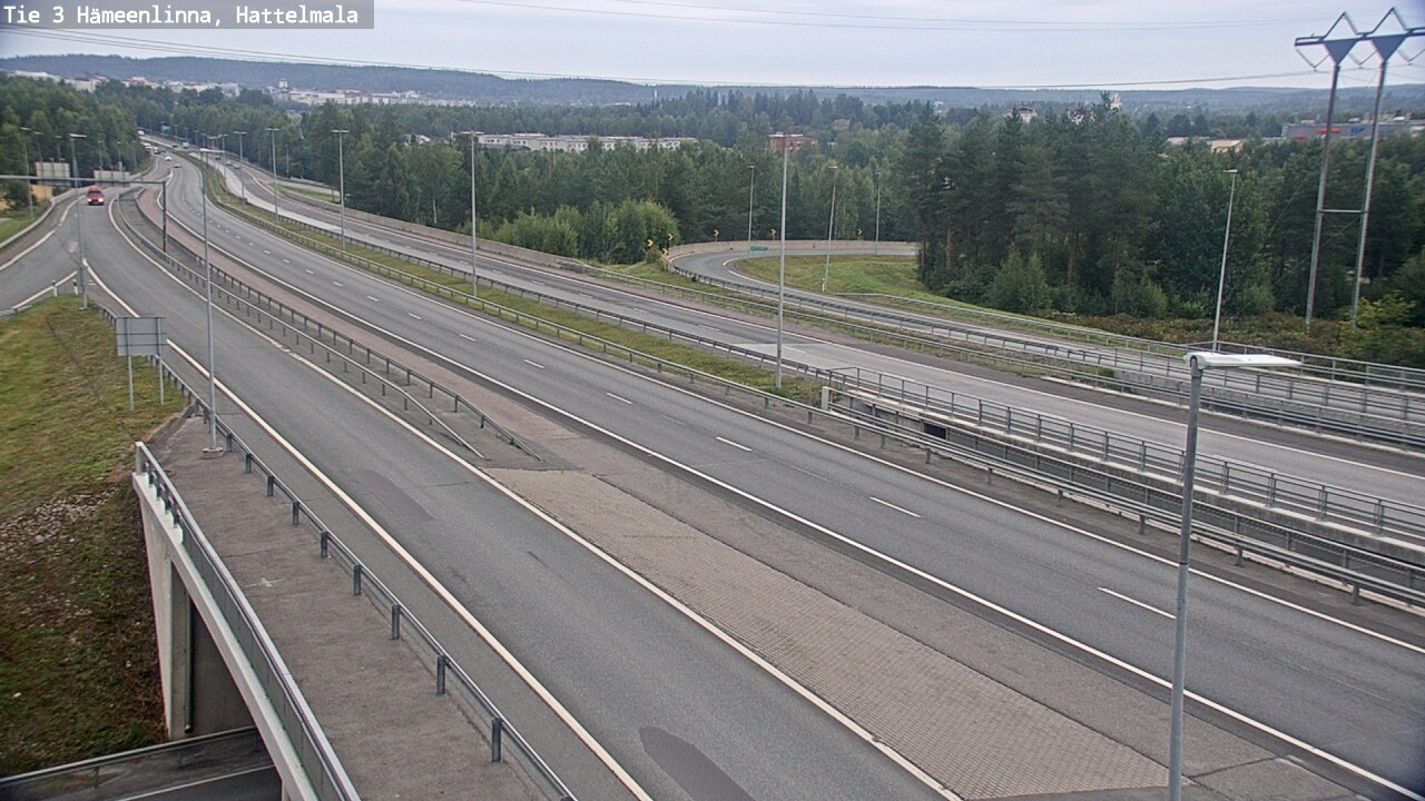 Weather Camera Image Road 3 Hämeenlinna, Hattelmala, Hämeenlinna, Kanta-Häme