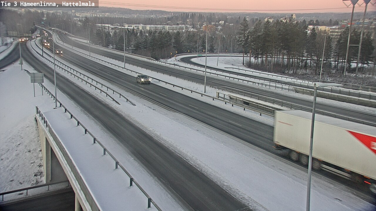 Weather Camera Image Road 3 Hämeenlinna, Hattelmala, Hämeenlinna, Kanta-Häme