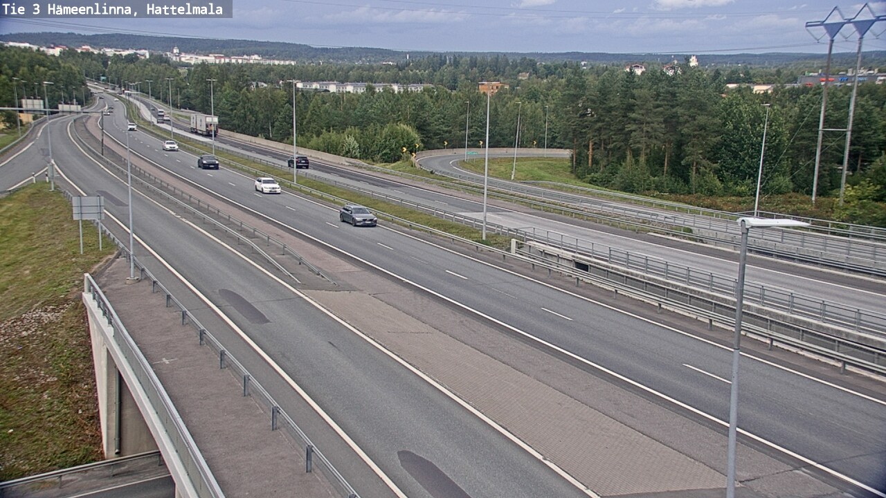 Weather Camera Image Road 3 Hämeenlinna, Hattelmala, Hämeenlinna, Kanta-Häme