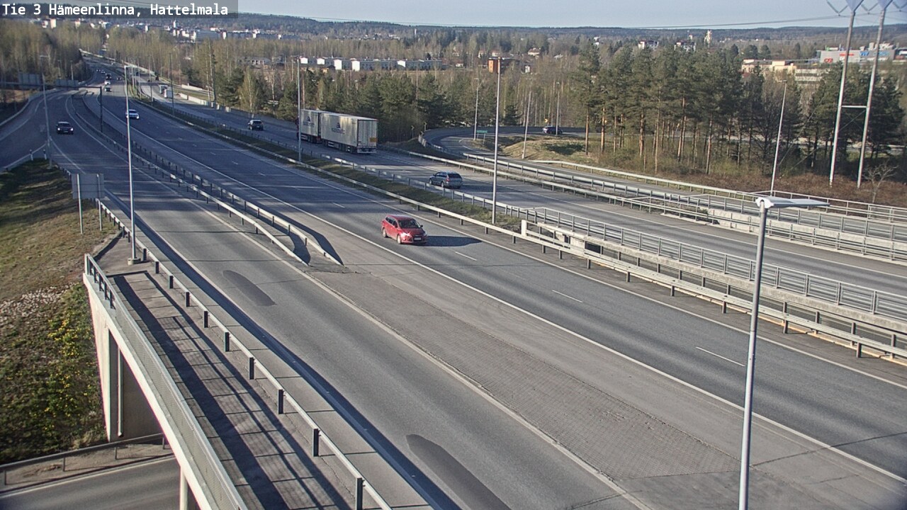 Weather Camera Image Road 3 Hämeenlinna, Hattelmala, Hämeenlinna, Kanta-Häme
