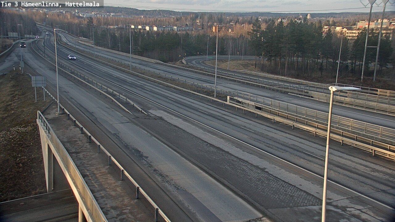 Weather Camera Image Väg 3 Tavastehus, Hattelmala, Hämeenlinna, Kanta-Häme