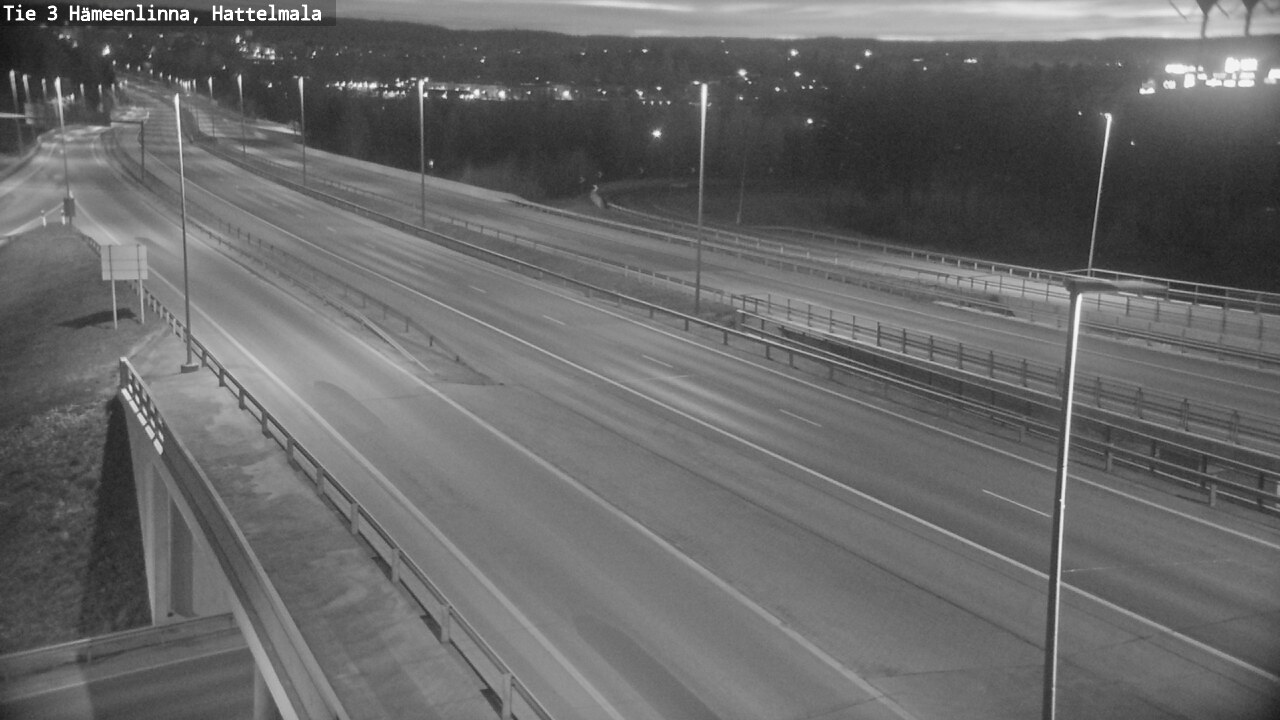 Weather Camera Image Road 3 Hämeenlinna, Hattelmala, Hämeenlinna, Kanta-Häme