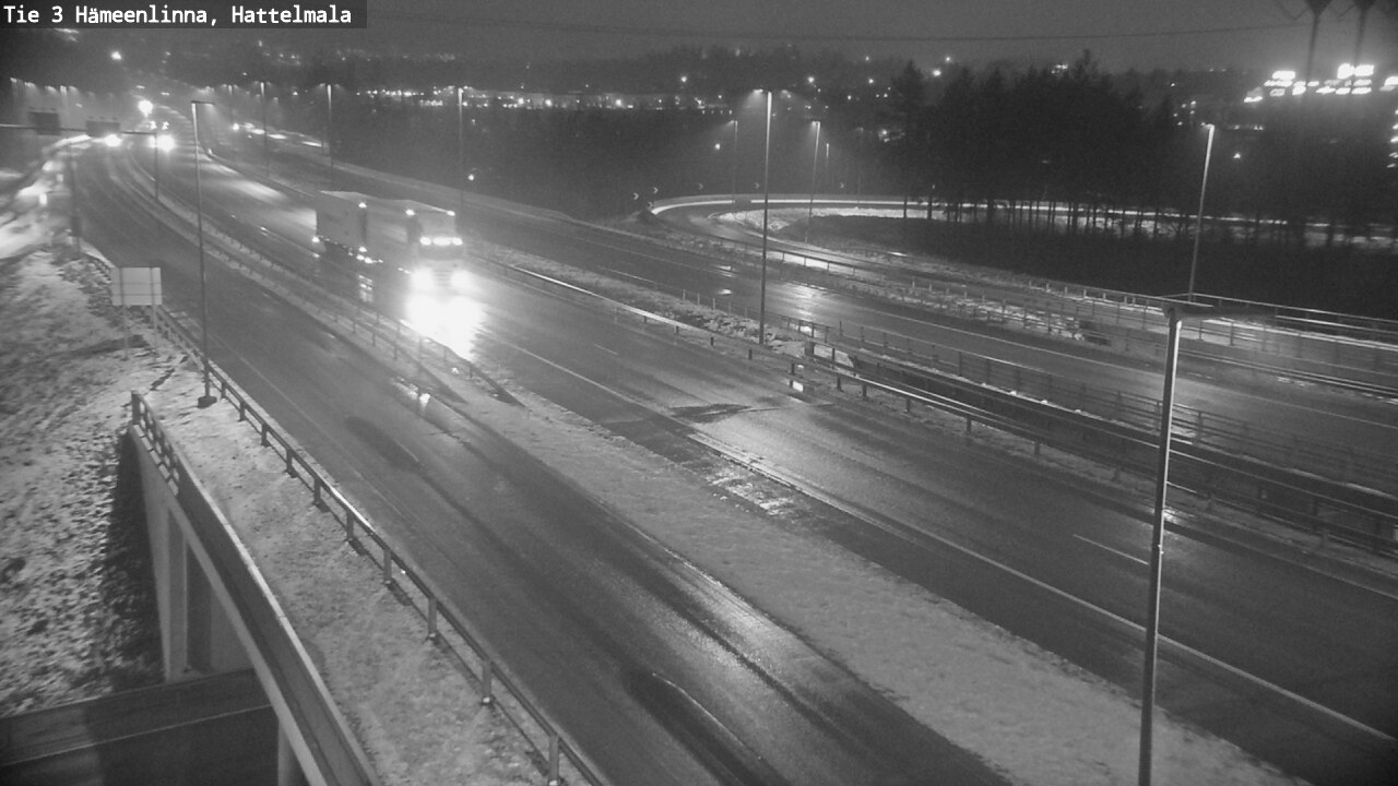 Weather Camera Image Väg 3 Tavastehus, Hattelmala, Hämeenlinna, Kanta-Häme