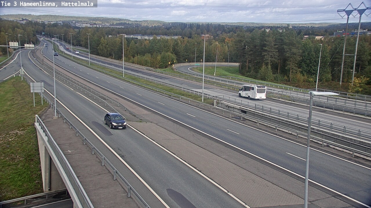 Weather Camera Image Väg 3 Tavastehus, Hattelmala, Hämeenlinna, Kanta-Häme