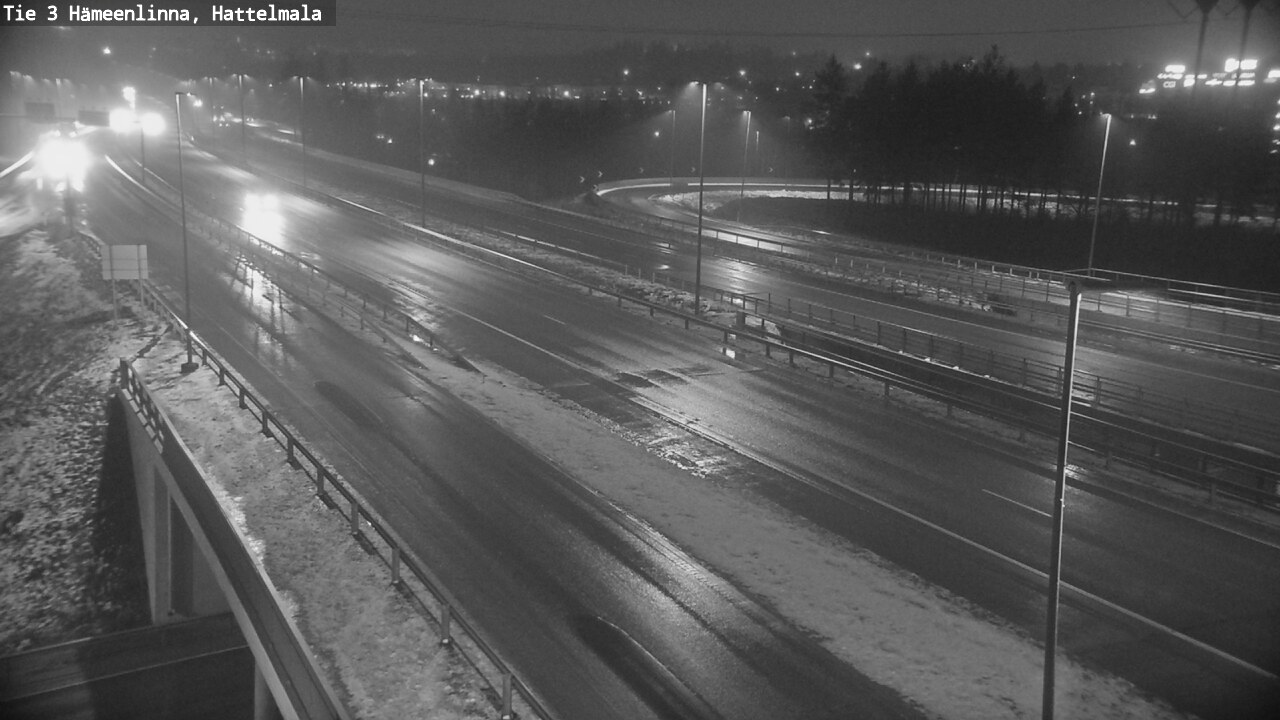 Weather Camera Image Väg 3 Tavastehus, Hattelmala, Hämeenlinna, Kanta-Häme