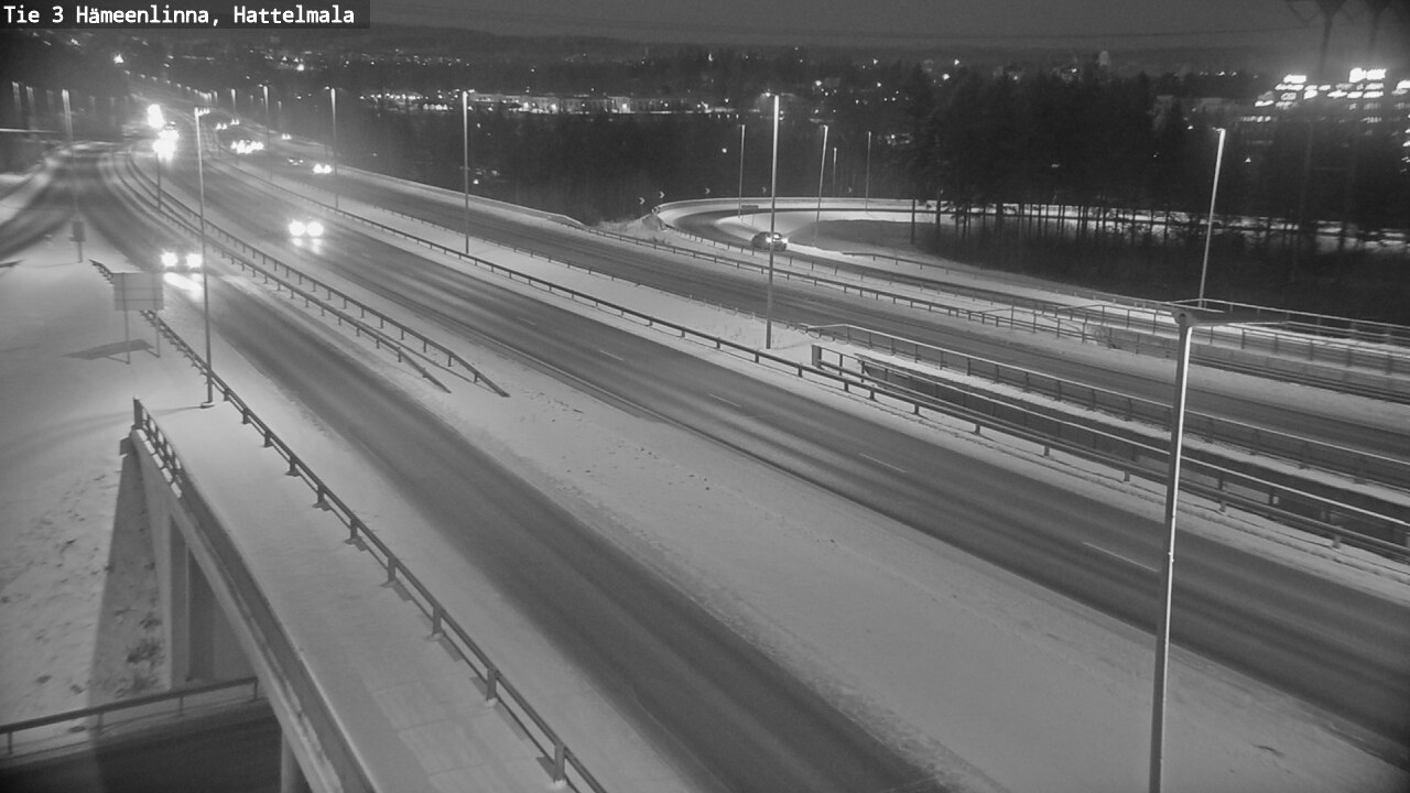 Weather Camera Image Road 3 Hämeenlinna, Hattelmala, Hämeenlinna, Kanta-Häme