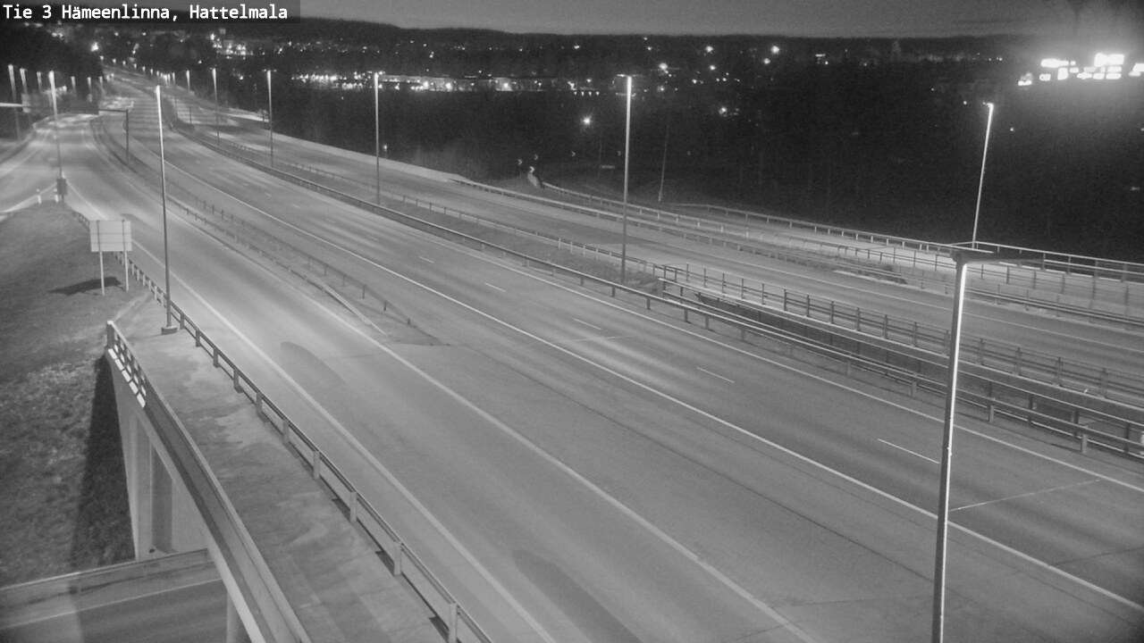 Weather Camera Image Road 3 Hämeenlinna, Hattelmala, Hämeenlinna, Kanta-Häme