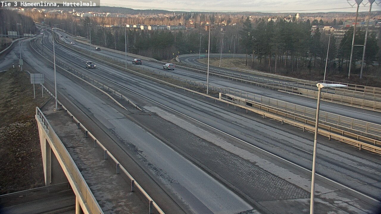 Weather Camera Image Väg 3 Tavastehus, Hattelmala, Hämeenlinna, Kanta-Häme