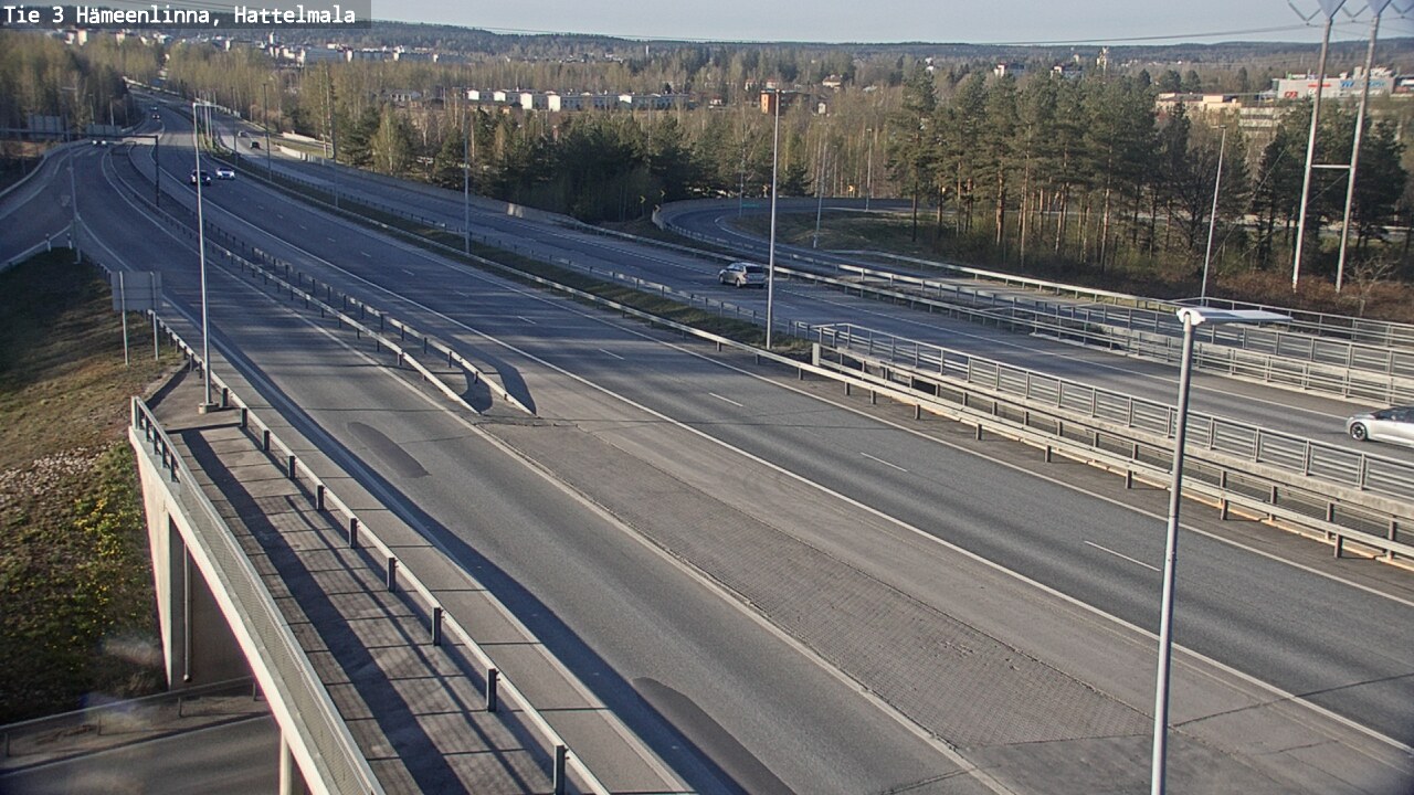 Weather Camera Image Road 3 Hämeenlinna, Hattelmala, Hämeenlinna, Kanta-Häme