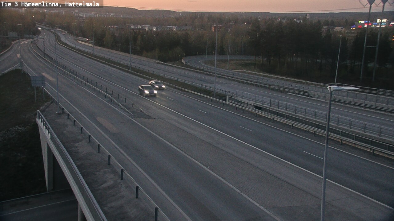 Weather Camera Image Road 3 Hämeenlinna, Hattelmala, Hämeenlinna, Kanta-Häme
