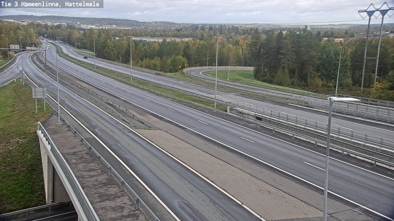 Weather Camera Image Väg 3 Tavastehus, Hattelmala, Hämeenlinna, Kanta-Häme