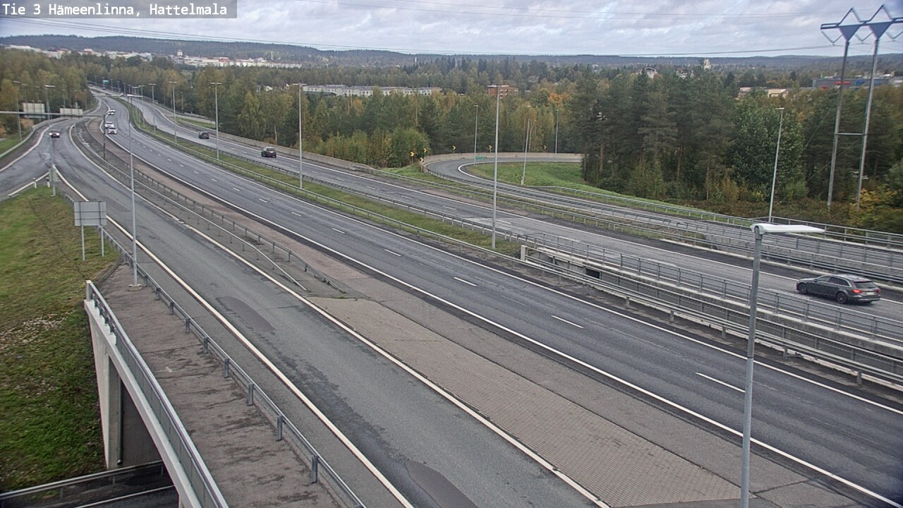 Weather Camera Image Väg 3 Tavastehus, Hattelmala, Hämeenlinna, Kanta-Häme
