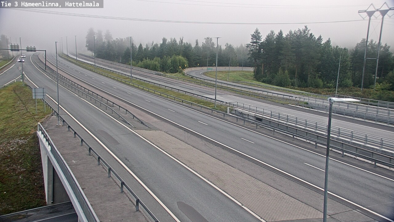Weather Camera Image Road 3 Hämeenlinna, Hattelmala, Hämeenlinna, Kanta-Häme