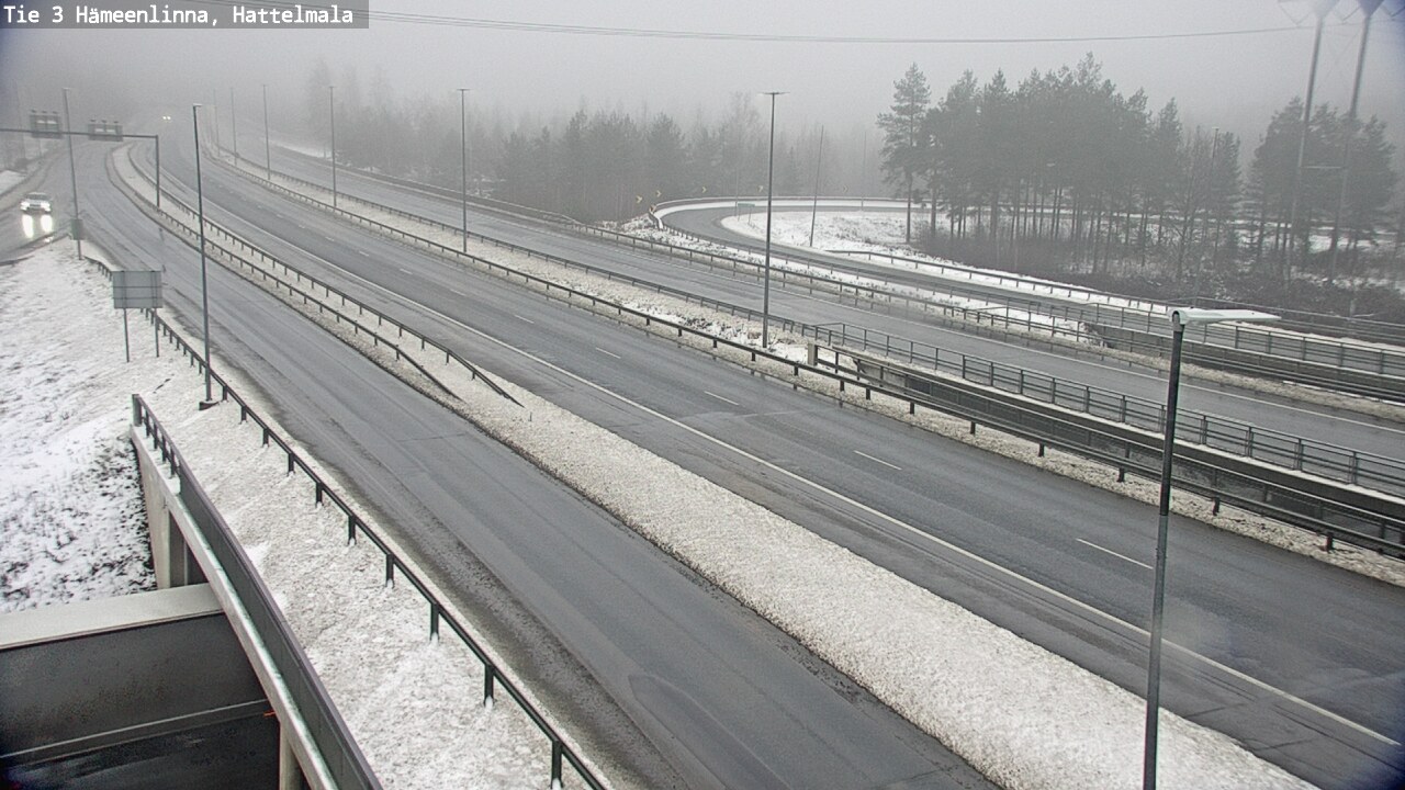 Weather Camera Image Väg 3 Tavastehus, Hattelmala, Hämeenlinna, Kanta-Häme