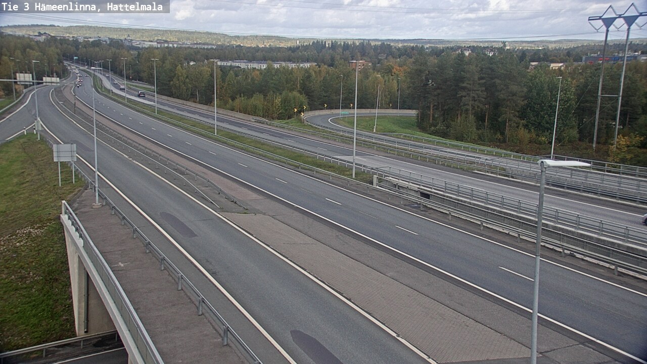 Weather Camera Image Väg 3 Tavastehus, Hattelmala, Hämeenlinna, Kanta-Häme