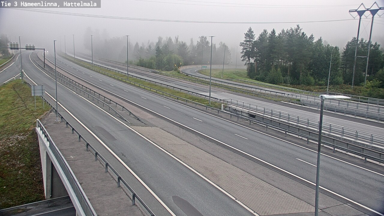 Weather Camera Image Road 3 Hämeenlinna, Hattelmala, Hämeenlinna, Kanta-Häme