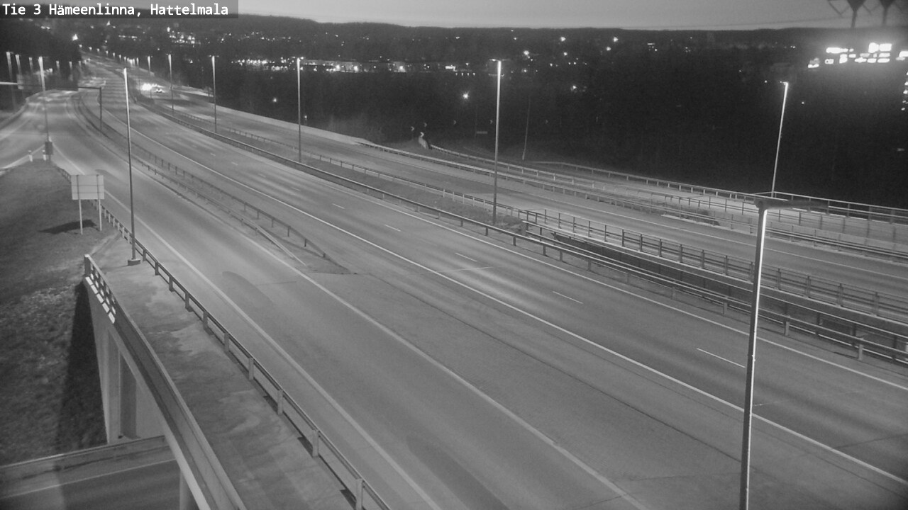 Weather Camera Image Road 3 Hämeenlinna, Hattelmala, Hämeenlinna, Kanta-Häme