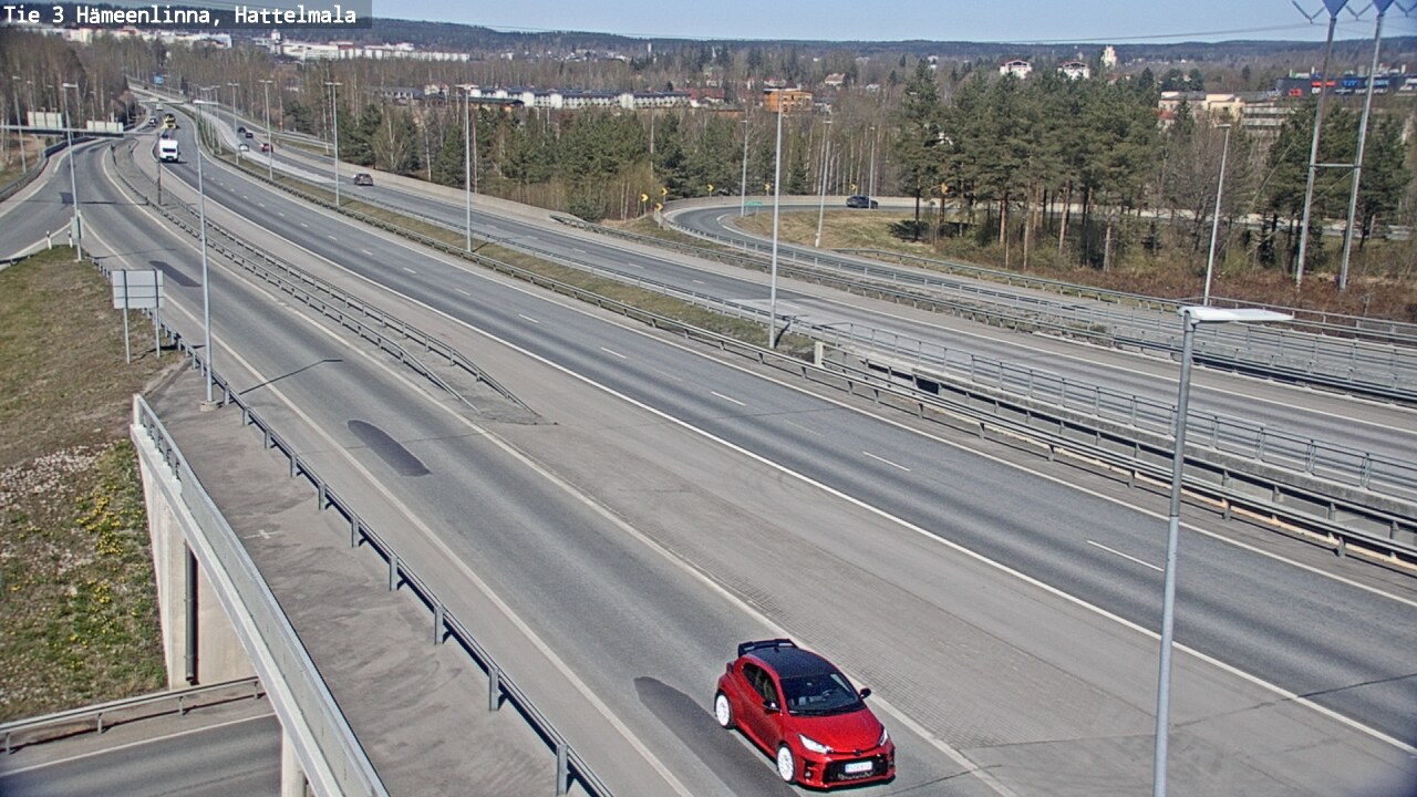 Weather Camera Image Road 3 Hämeenlinna, Hattelmala, Hämeenlinna, Kanta-Häme