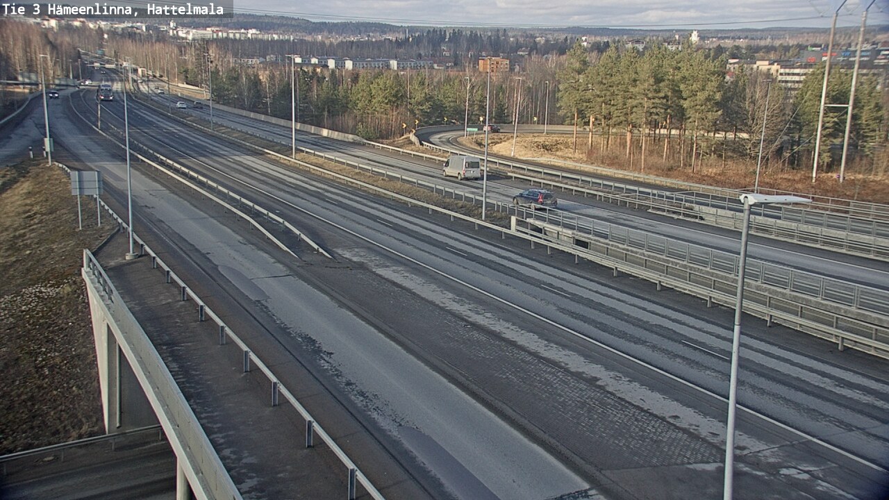 Weather Camera Image Väg 3 Tavastehus, Hattelmala, Hämeenlinna, Kanta-Häme