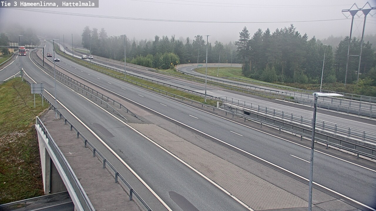 Weather Camera Image Road 3 Hämeenlinna, Hattelmala, Hämeenlinna, Kanta-Häme
