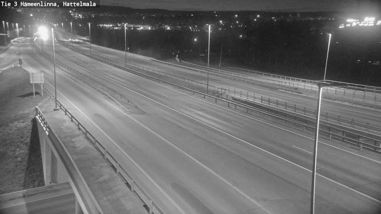Weather Camera Image Road 3 Hämeenlinna, Hattelmala, Hämeenlinna, Kanta-Häme