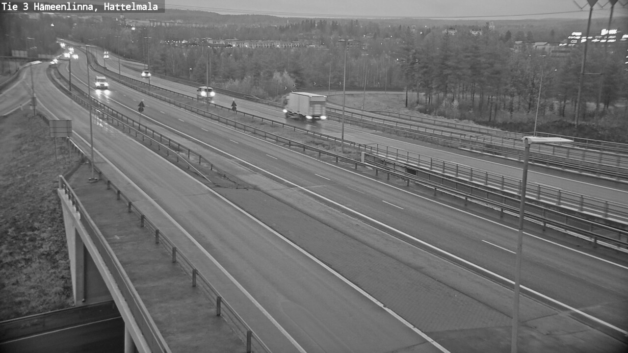 Weather Camera Image Road 3 Hämeenlinna, Hattelmala, Hämeenlinna, Kanta-Häme
