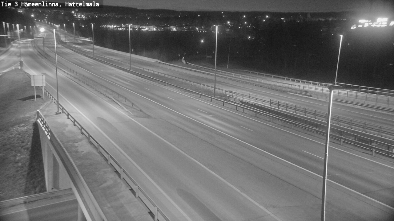 Weather Camera Image Road 3 Hämeenlinna, Hattelmala, Hämeenlinna, Kanta-Häme