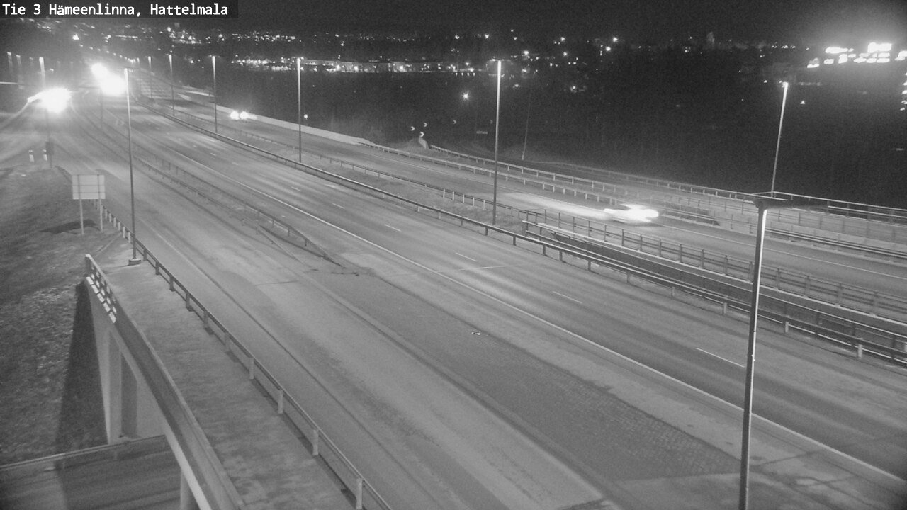 Weather Camera Image Road 3 Hämeenlinna, Hattelmala, Hämeenlinna, Kanta-Häme