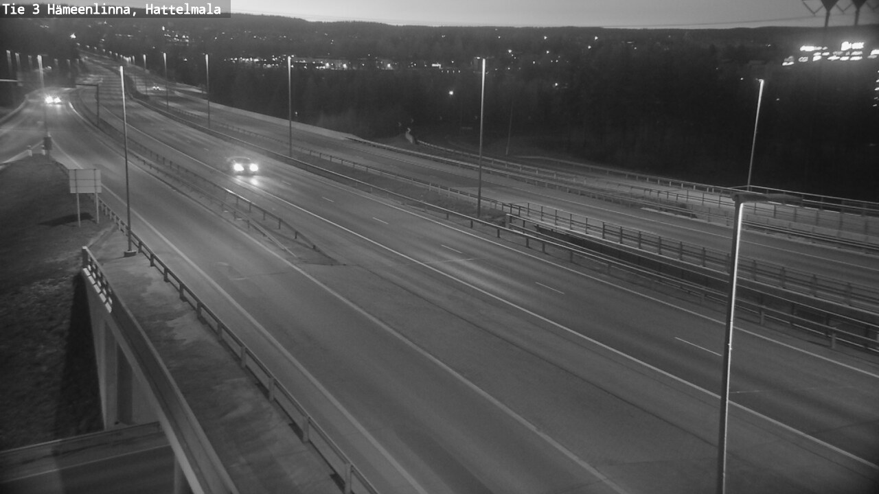 Weather Camera Image Road 3 Hämeenlinna, Hattelmala, Hämeenlinna, Kanta-Häme