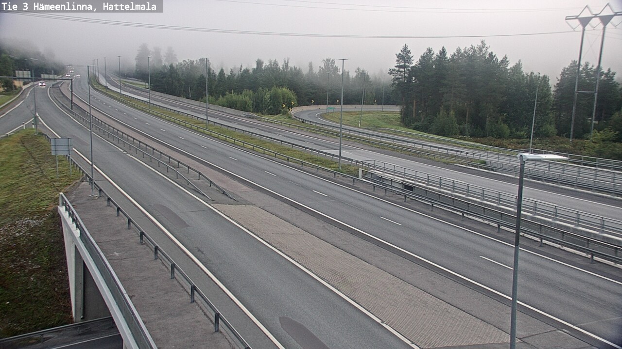 Weather Camera Image Road 3 Hämeenlinna, Hattelmala, Hämeenlinna, Kanta-Häme
