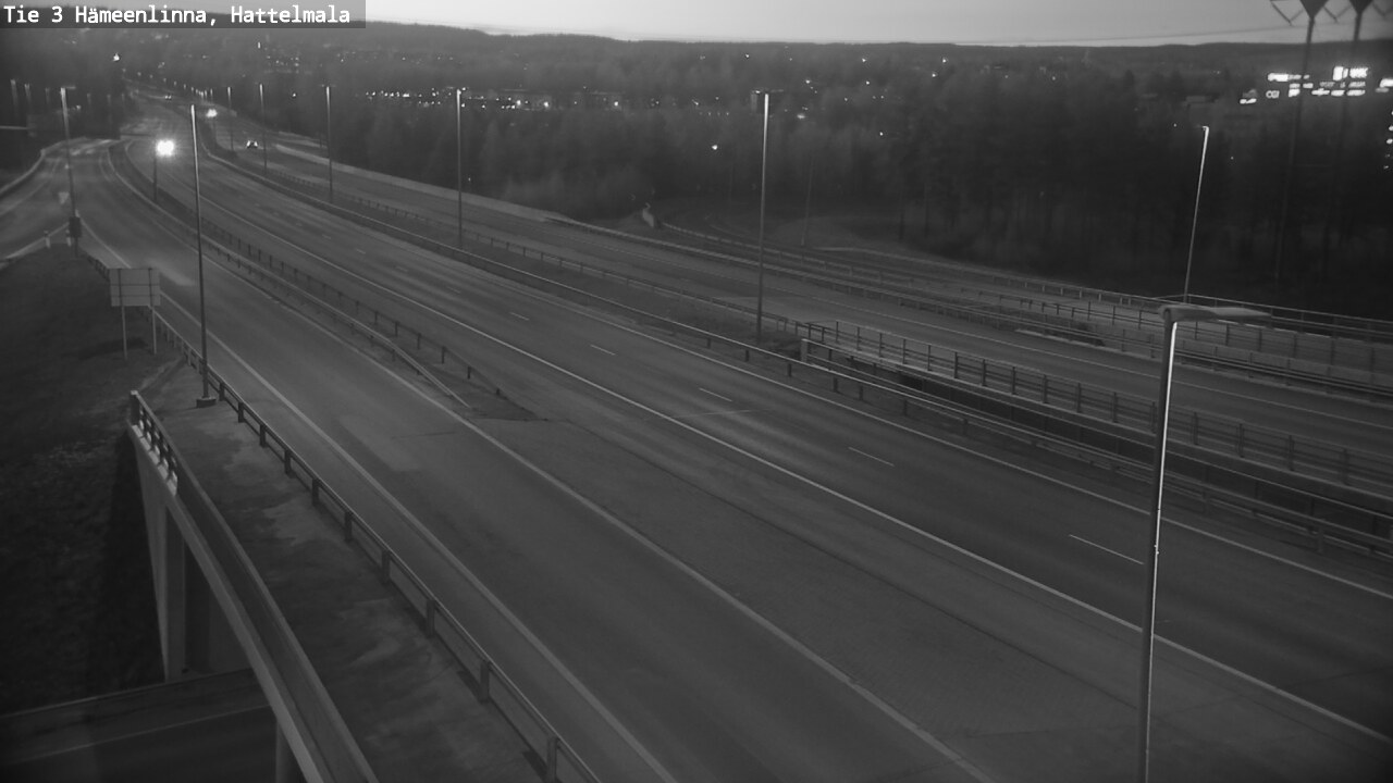 Weather Camera Image Road 3 Hämeenlinna, Hattelmala, Hämeenlinna, Kanta-Häme
