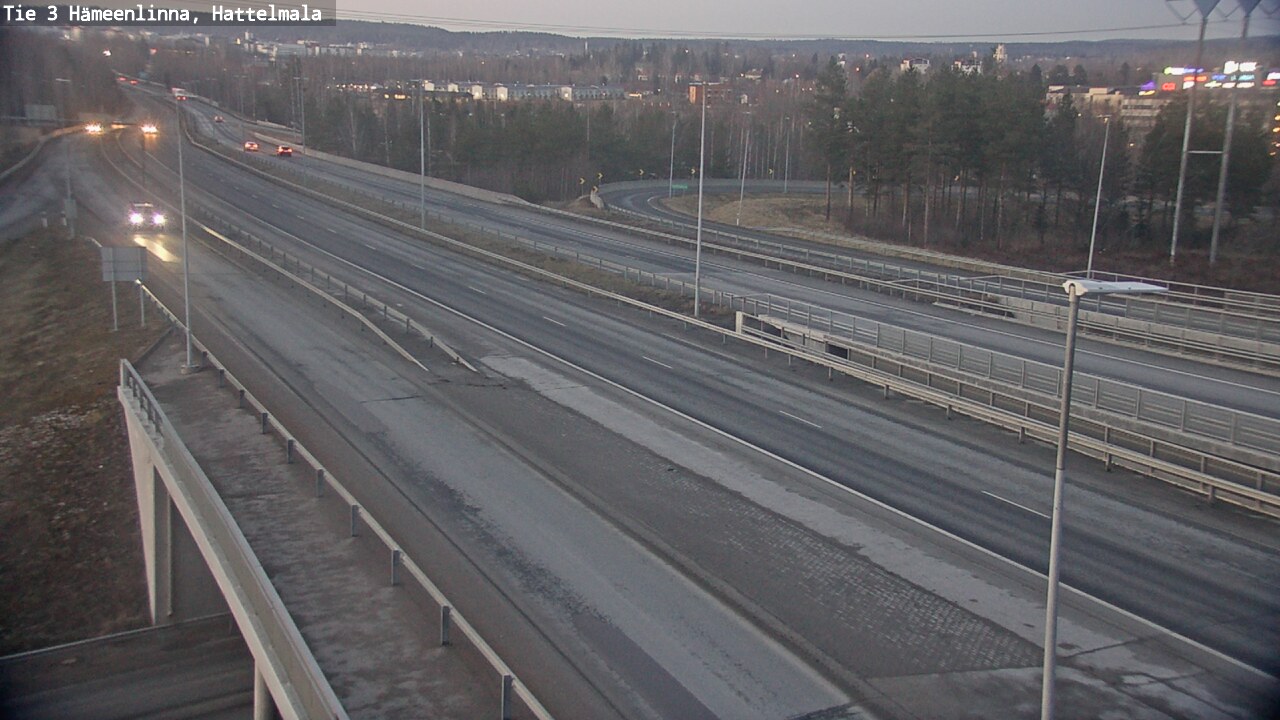 Weather Camera Image Road 3 Hämeenlinna, Hattelmala, Hämeenlinna, Kanta-Häme