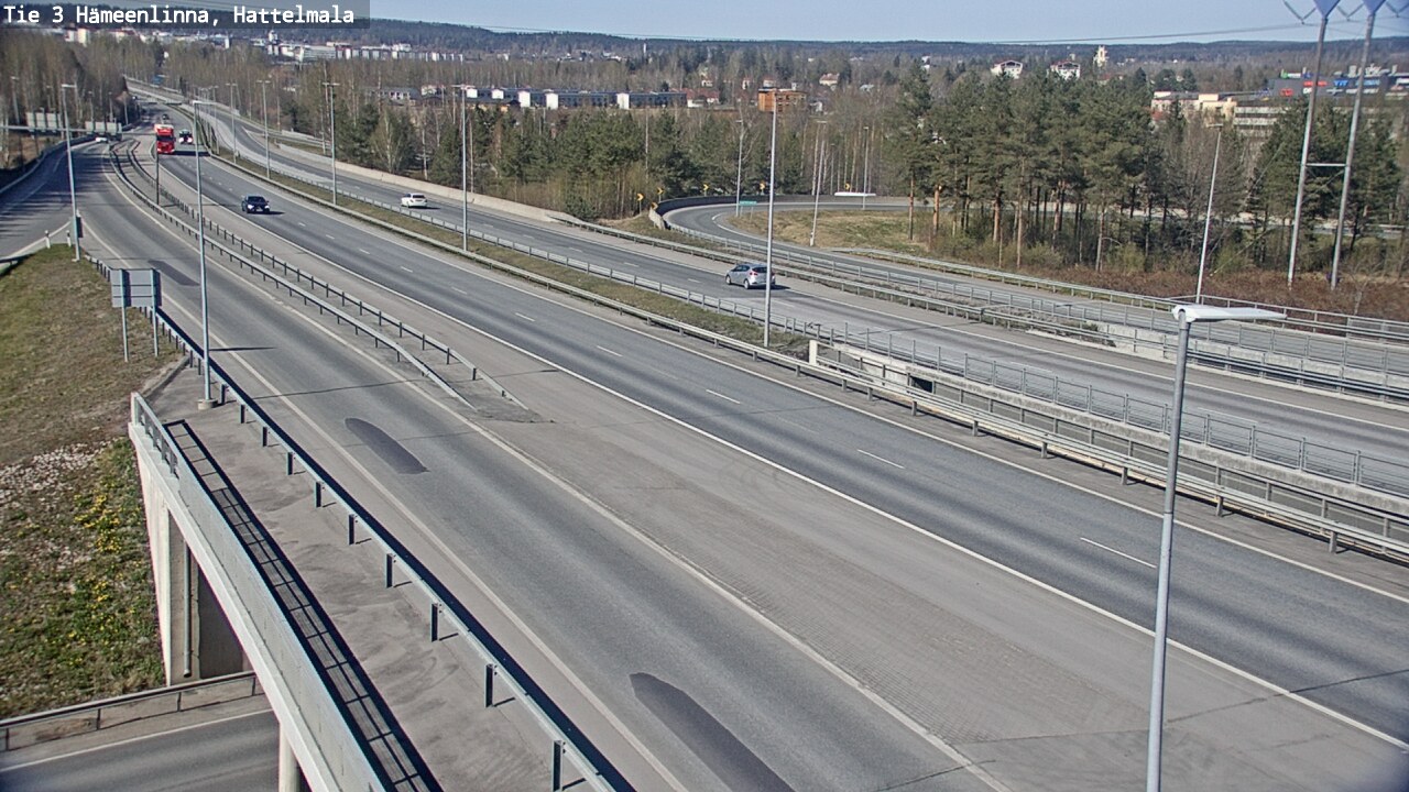 Weather Camera Image Road 3 Hämeenlinna, Hattelmala, Hämeenlinna, Kanta-Häme