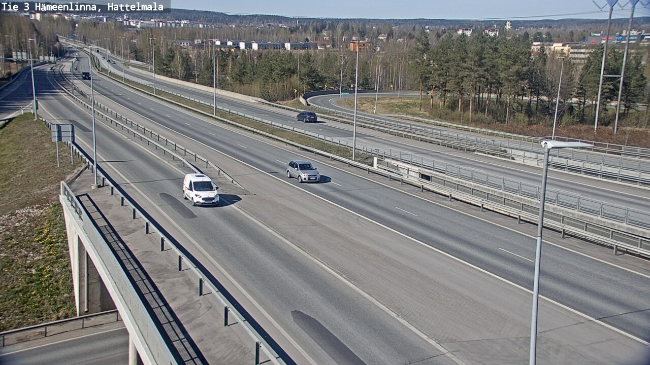 Weather Camera Image Road 3 Hämeenlinna, Hattelmala, Hämeenlinna, Kanta-Häme