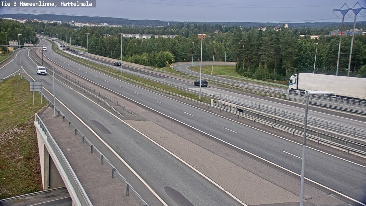 Weather Camera Image Road 3 Hämeenlinna, Hattelmala, Hämeenlinna, Kanta-Häme