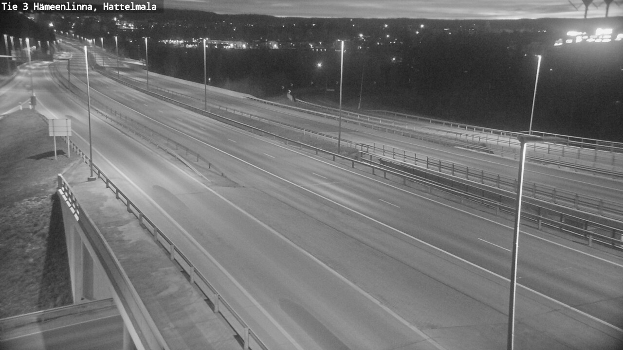Weather Camera Image Road 3 Hämeenlinna, Hattelmala, Hämeenlinna, Kanta-Häme