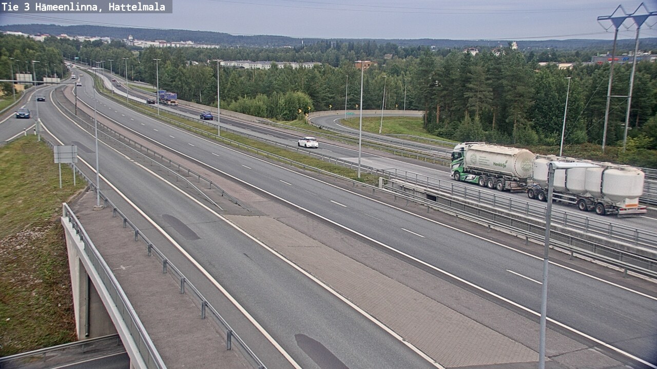 Weather Camera Image Road 3 Hämeenlinna, Hattelmala, Hämeenlinna, Kanta-Häme