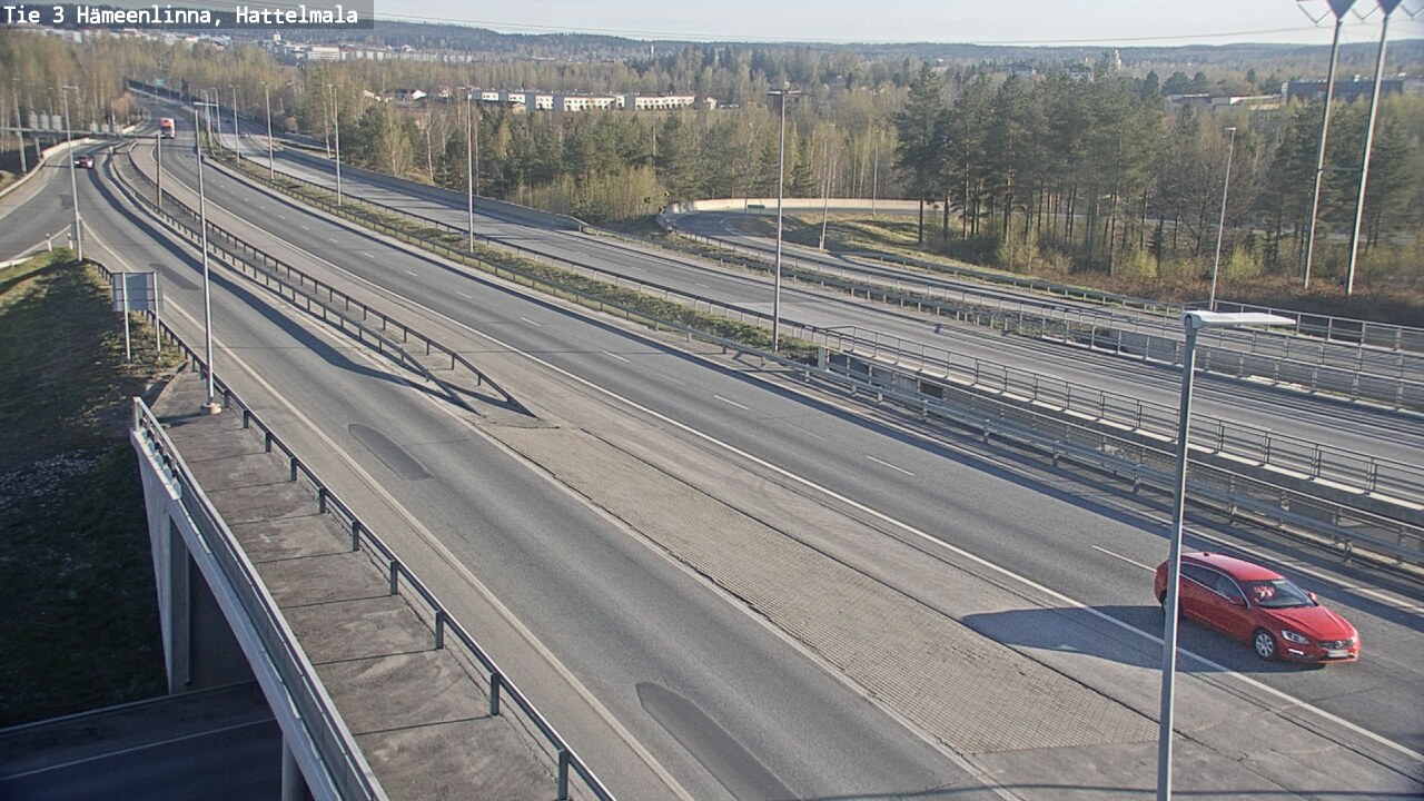 Kelikamerat Kuva Tie 3 Hämeenlinna, Hattelmala, Hämeenlinna, Kanta-Häme